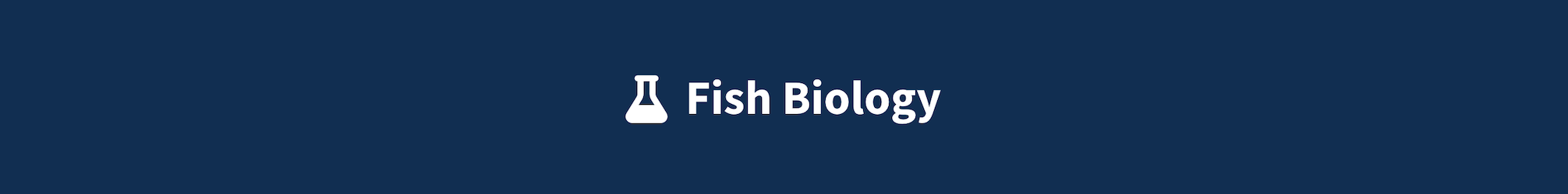 Fish Biology